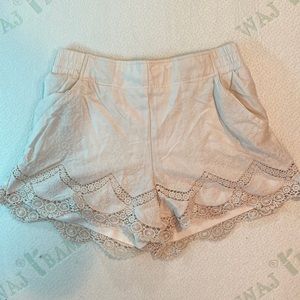 Linen shorts